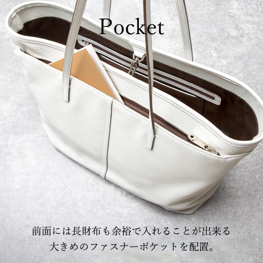 ＜CREEZAN＞豊岡鞄CREEZAN JETTER SOFT TOTE　（ホワイト）