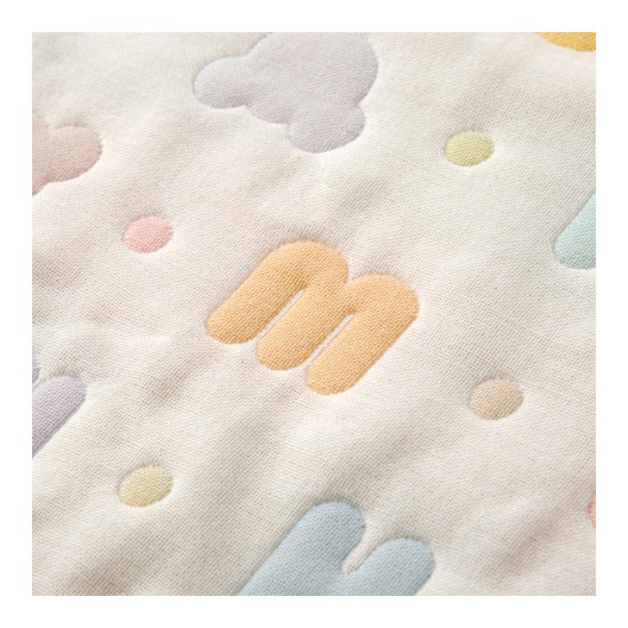 ＜miki HOUSE/ミキハウス＞パステルロゴ柄ガーゼケット