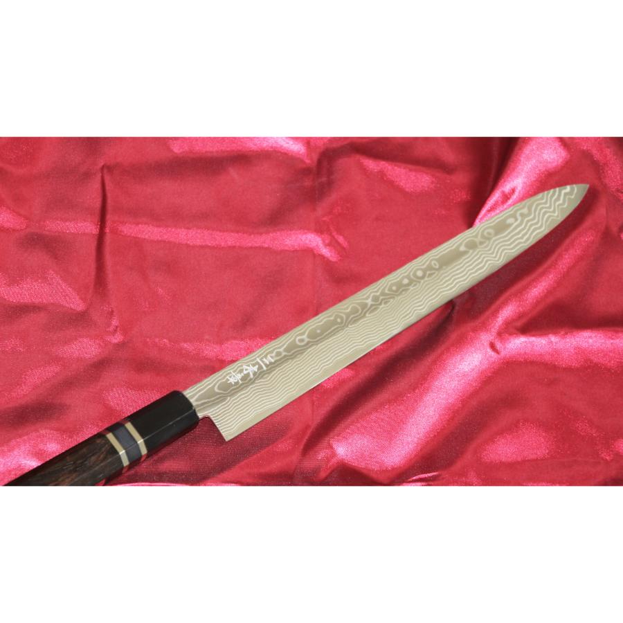 三木章　手打ち鍛造品　柳刃（刺身）包丁　270mm