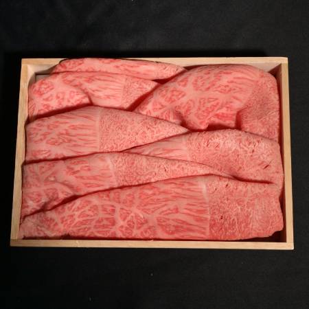 ＜帝神志方ミート＞A５ランク「神戸牛」赤身すき焼き用（もも・かた）各200g（計400g）
