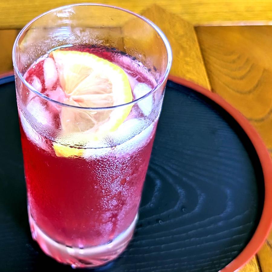 濃い赤しそシロップ「赤しその恵み」200ml×6本