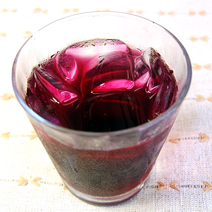 濃い赤しそシロップ「赤しその恵み」200ml×6本