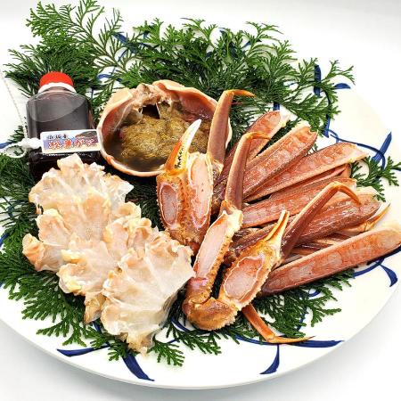 ＜山米鮮魚＞活〆「松葉ガニ」鍋セット２～３人前