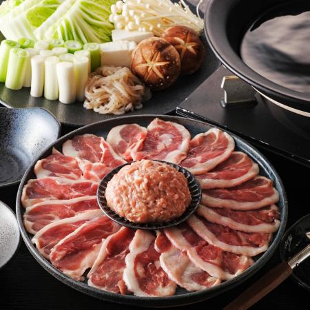 ＜アイガモの谷口＞「但馬鴨鍋」うどん付4～5人前