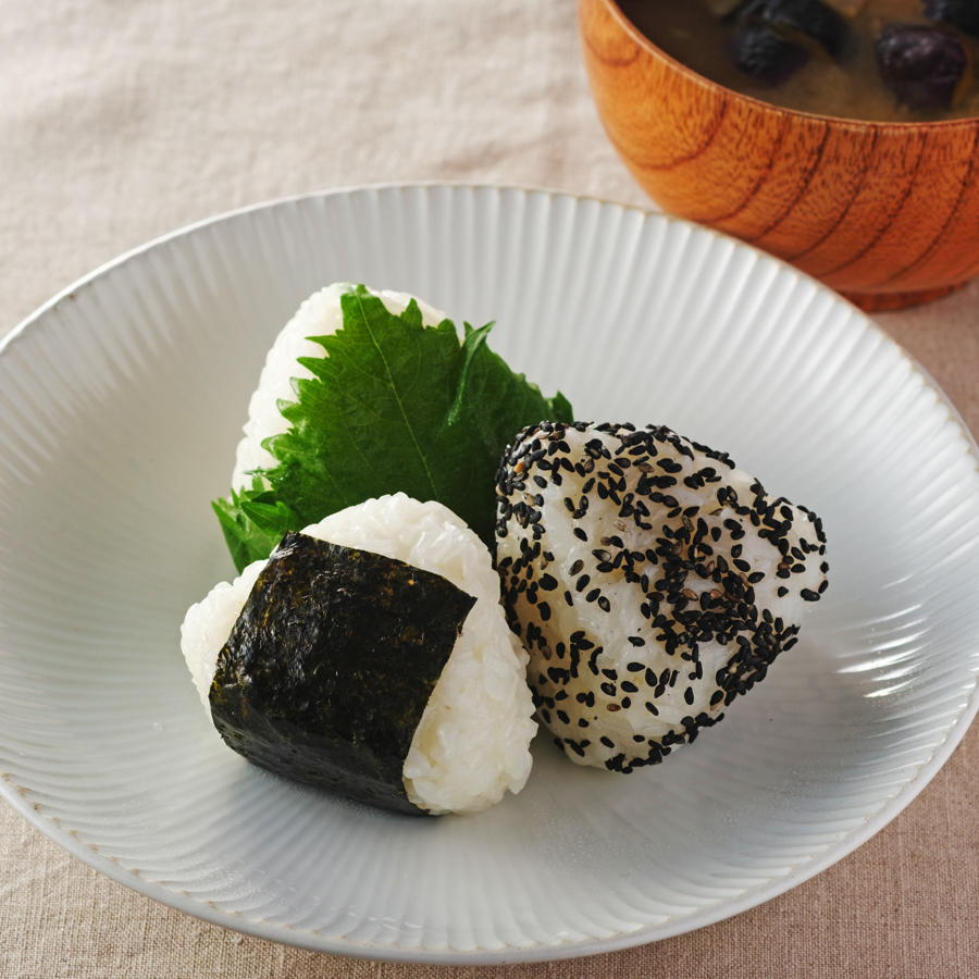 ＜アイガモの谷口＞”農薬不使用栽培米”「塩おむすび」12個【12ヵ月定期便】