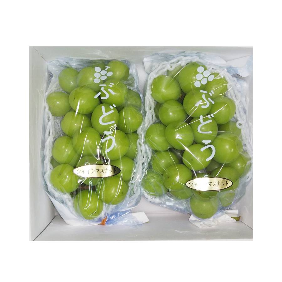 ＜ｍ＆ｎ果実園＞シャインマスカット600ｇ×2房