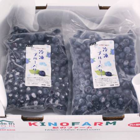 ＜紀のファーム＞冷凍「ブルーベリー」500gx2（計1kg）