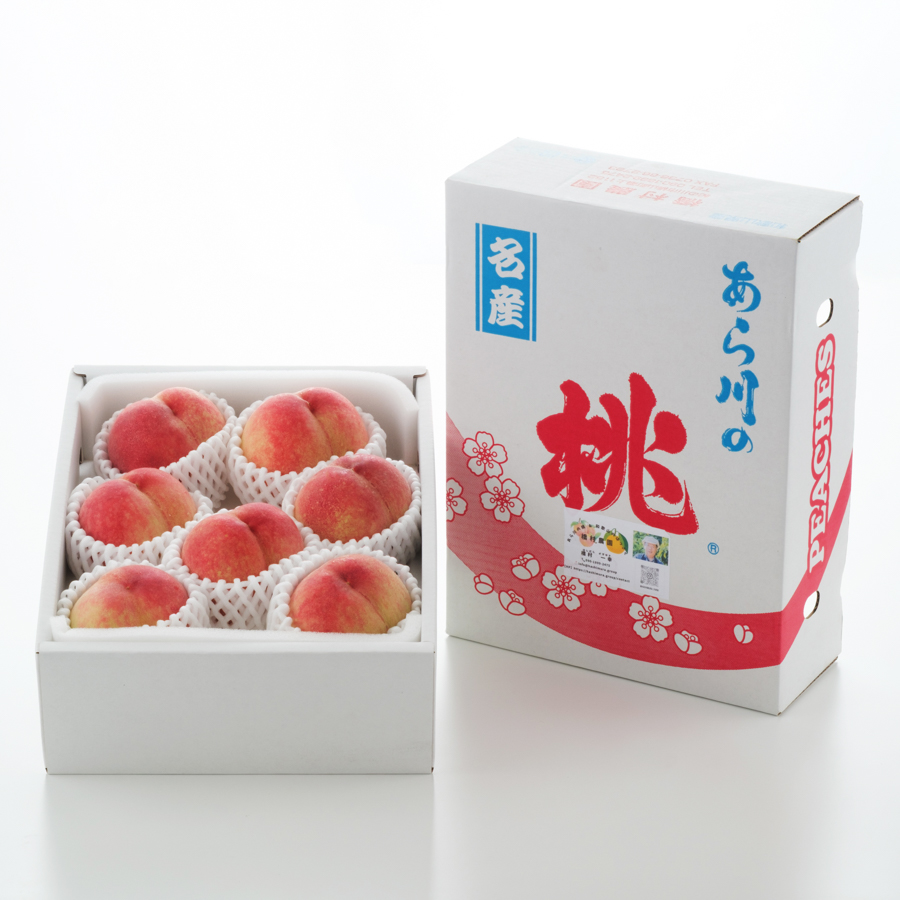 <橋村農園>「日川白鳳 早生」1.8kg(6~8個入)