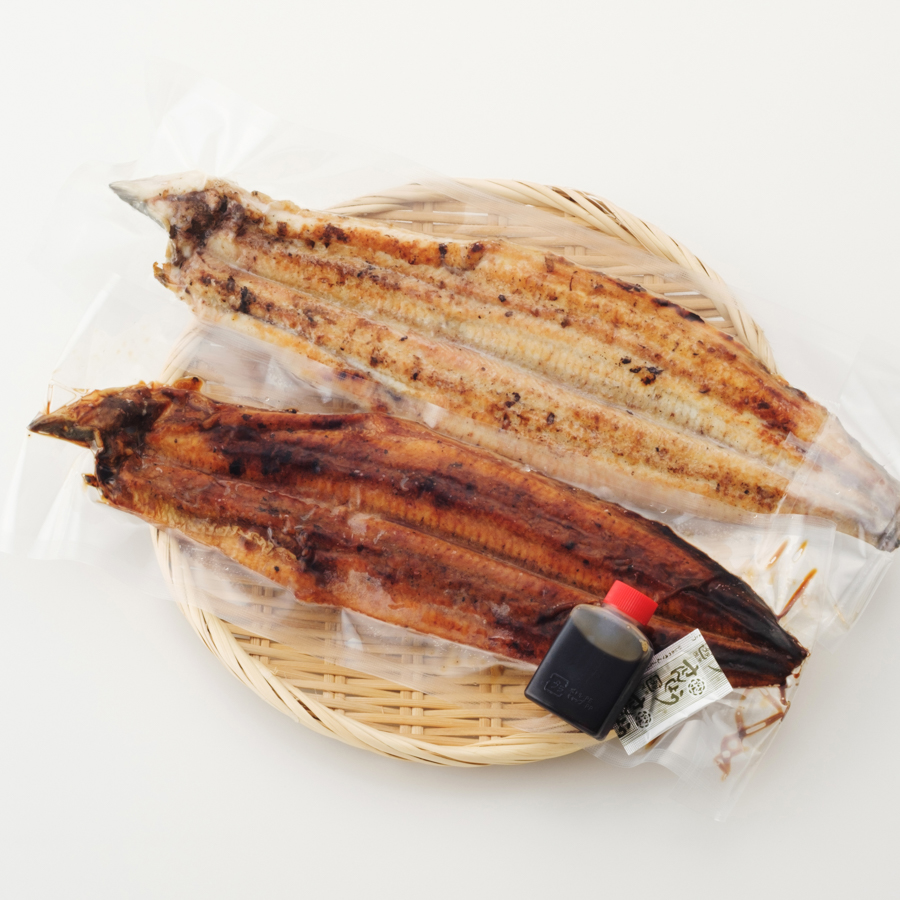 ＜福井鮮魚＞紀州備長炭焼き鰻「蒲焼き」＆「白焼き」各1尾（計2尾）【3ヵ月定期便】