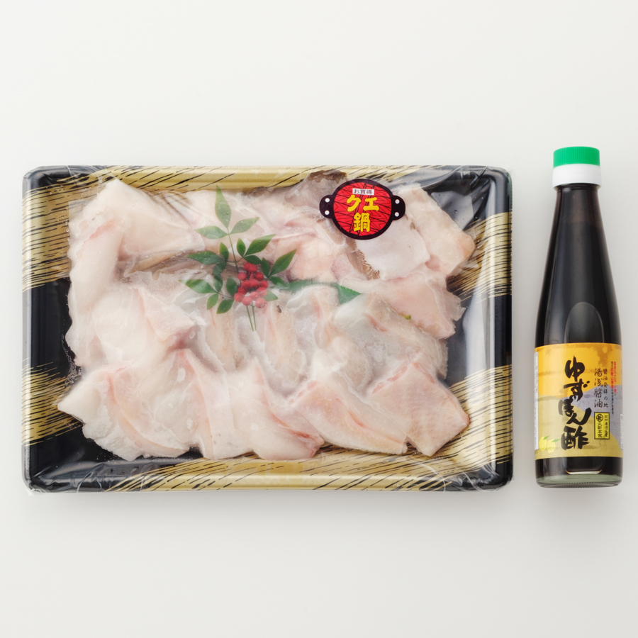 ＜福井鮮魚＞天然くえ「鍋」2～3人前