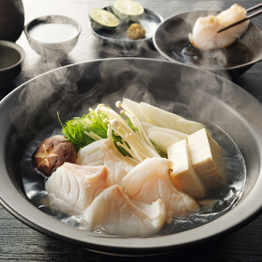 ＜福井鮮魚＞養殖くえ「鍋」2～3人前