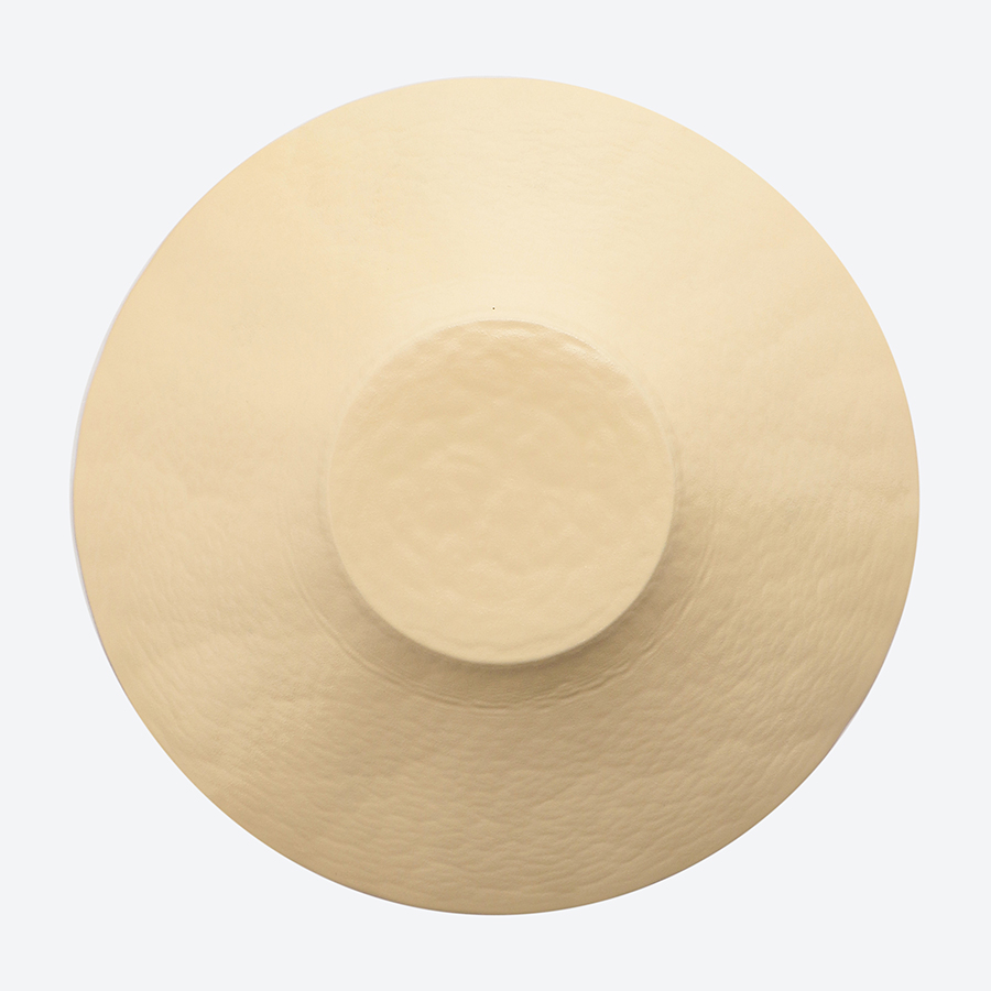 <塗り工房ふじい>サラダボウル・古代塗り金箔漆白