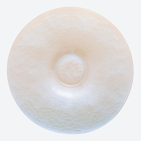 ＜塗り工房ふじい＞ディスコプレート・ファータブルー