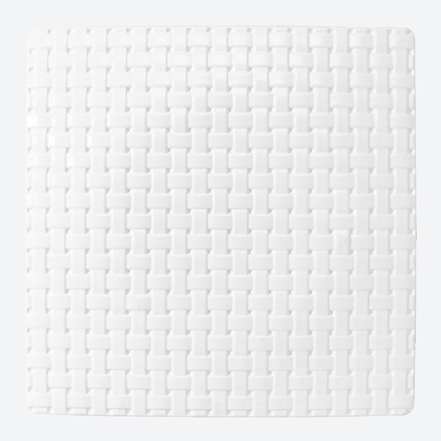 <塗り工房ふじい>ブレードスクエアプレート280・メタルホワイト