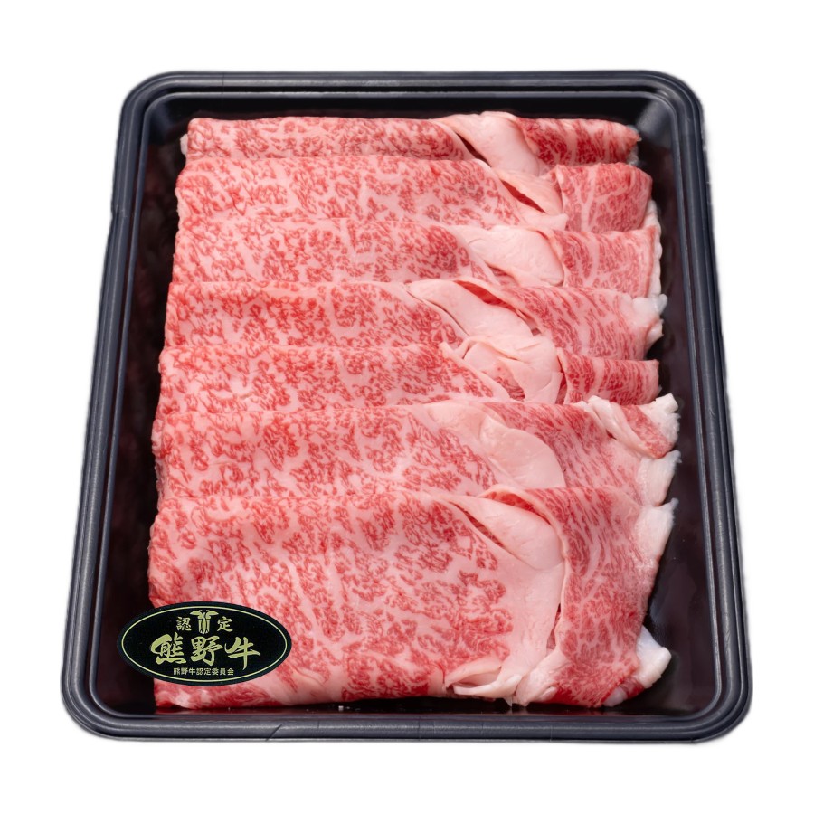 ＜肉匠伊勢屋＞「熊野牛」すき焼き・しゃぶしゃぶ用400g
