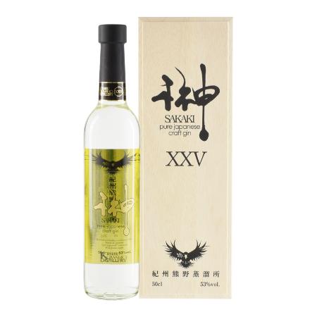 ＜プラム食品＞榊 sakaki PREMIUM XXV クラフトジン 紀州熊野蒸溜所 1本(500ml×1本)