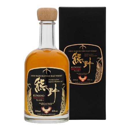 ＜プラム食品＞JAPAN MADE BLENDED MALT WHISKY 熊野 1本(500ml×1本)