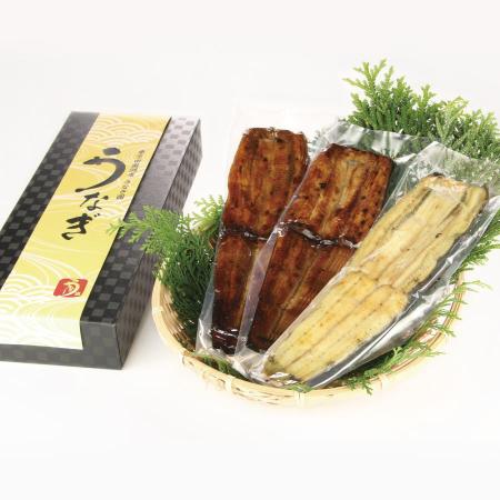 ＜東京田園調布 うなぎ圓＞鰻「蒲焼き」2本&「白焼き」１本セット計3本