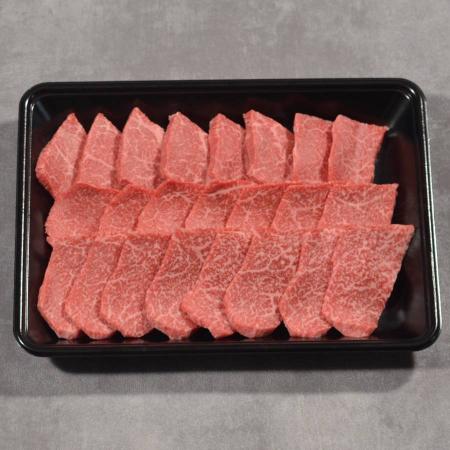 ＜やまのおかげ屋＞黒毛和牛「鳥取和牛」『希少赤身』焼肉用（ランプ）450g