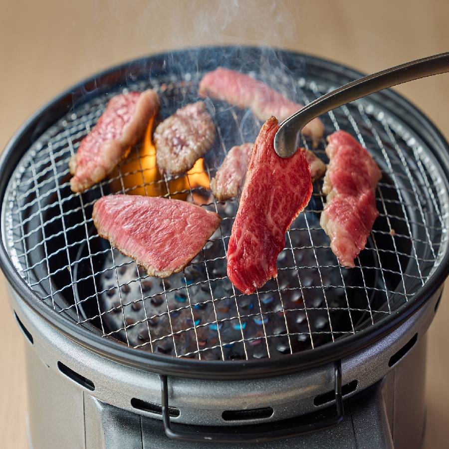 ＜やまのおかげ屋＞黒毛和牛「鳥取和牛」『赤身』焼肉用（モモ・ウデ）450g