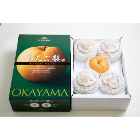 ＜田口青果＞「あたご梨」『青秀』3kg（3～5玉）