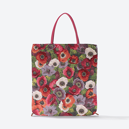 ＜ベル・ブランシェ＞ゴブラン織（機械織）チェンジバッグ　アネモネ