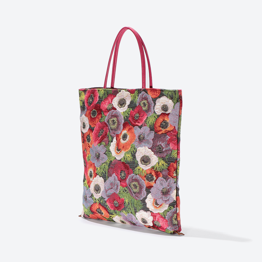 <ベル・ブランシェ>ゴブラン織(機械織)チェンジバッグ アネモネ