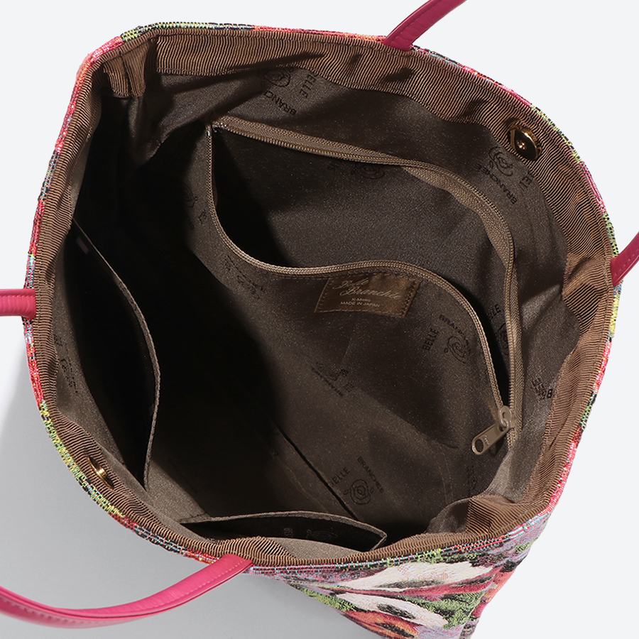 <ベル・ブランシェ>ゴブラン織(機械織)チェンジバッグ アネモネ