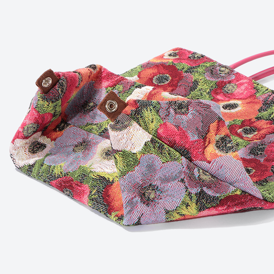 <ベル・ブランシェ>ゴブラン織(機械織)チェンジバッグ アネモネ