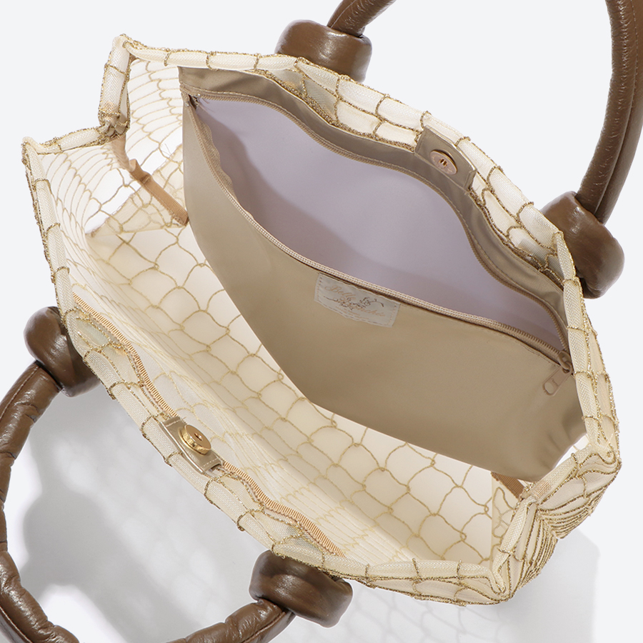 <ベル・ブランシェ>スクエアネット ゴールド