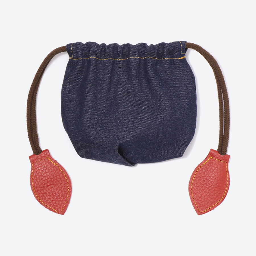 <岡山かばん>おかやまデニムのPeach de Pouch 2個セット