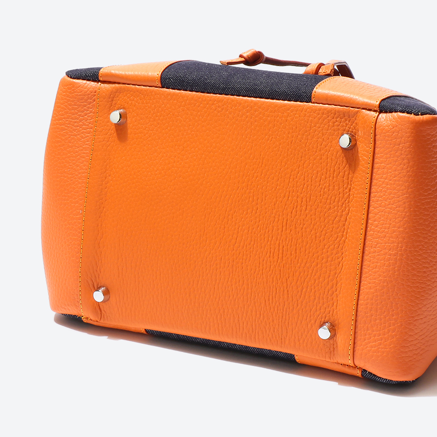 <岡山かばん>おかやまデニムのハンドバッグ