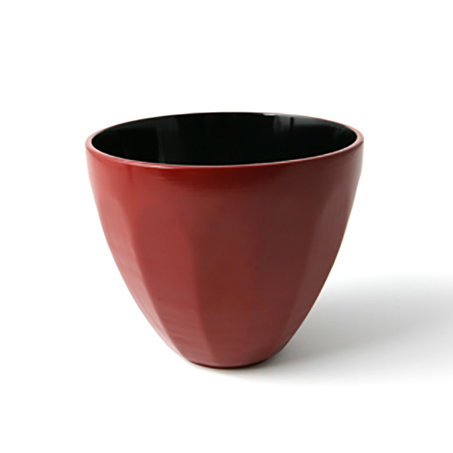 香川漆器　木製･漆塗 ひとひら椀 赤･黒セット