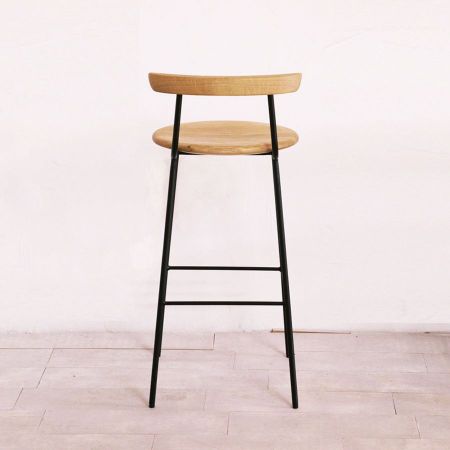 ＜FolivorA＞SOM bar chair oak 板座