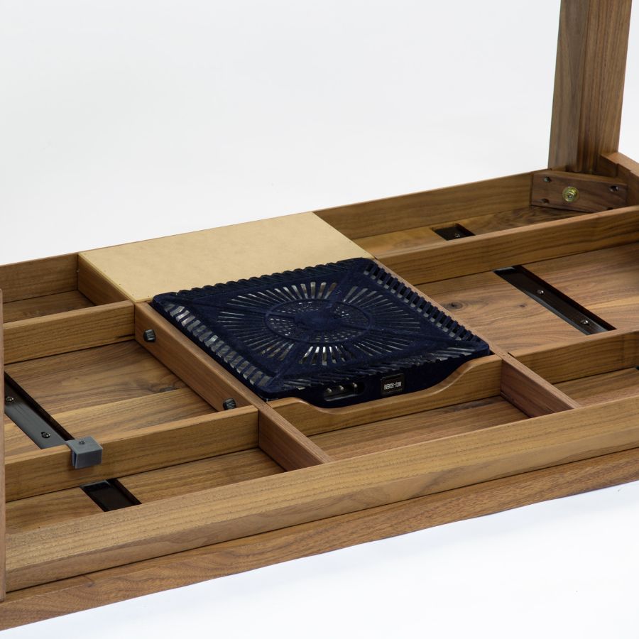 ＜FolivorA＞NOMBE kotatsu table wood walnut 120×70　（組立式）