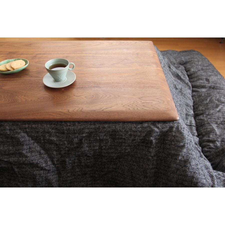 ＜FolivorA＞LENIS kotatsu table walnut 100×70　（組立式）