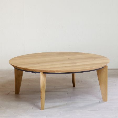 ＜FolivorA＞EN kotatsu table oak Φ100　（組立式）