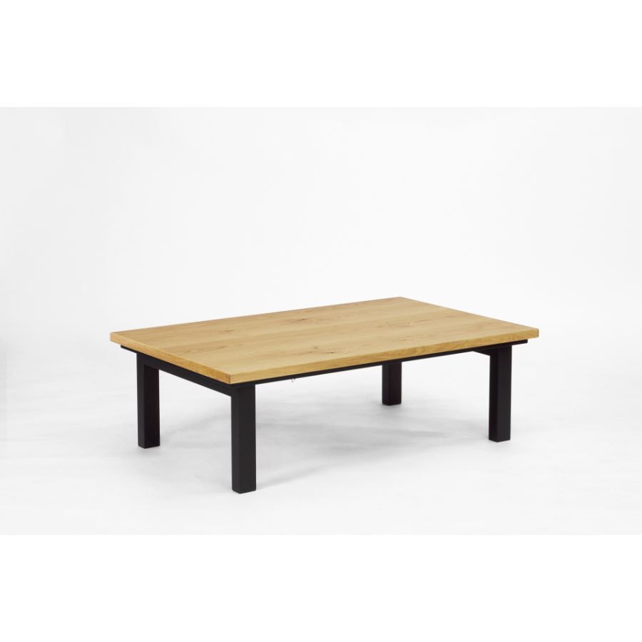 ＜Nichibi Woodworks＞SAI Oak120　コタツテーブル（組立式）
