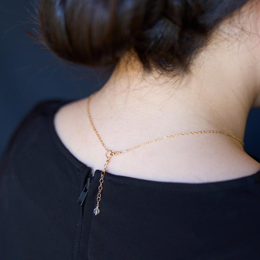 <Matsuyoi>高知県産血赤珊瑚ネックレス(横型)