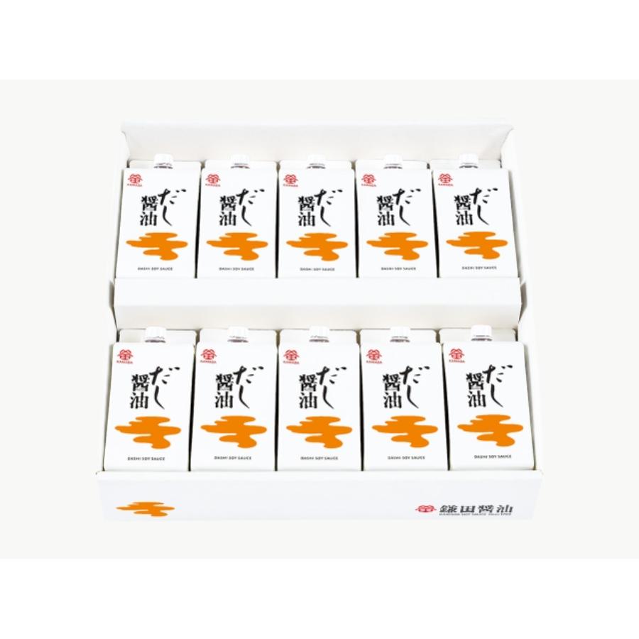 ＜鎌田醤油＞だし醤油200ml×10ヶ