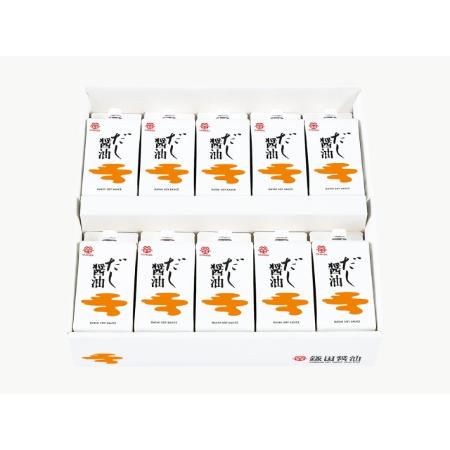 ＜鎌田醤油＞だし醤油200ml×10ヶ