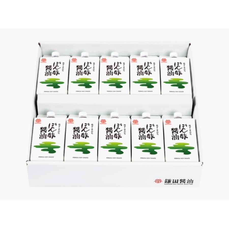 ＜鎌田醤油＞ぽん酢醤油200ml×10ヶ
