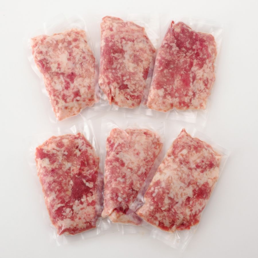 【12ヵ月定期便】＜七星食品＞国産豚「ミンチ」250g×6（計1.5kg）