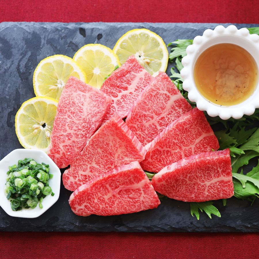 A4・A5等級「黒毛和牛」焼肉用（カルビ）2種セット（ねぎ味噌・ねぎ塩）各250g（計500g）