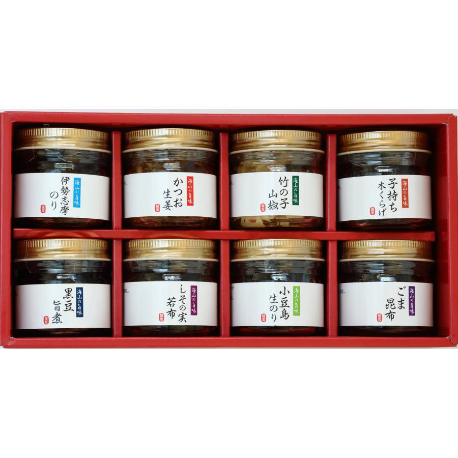 MUW-SV 海山の旨味 佃煮8種セット（8本入り）