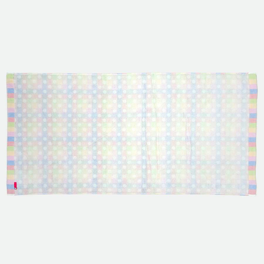 ＜SHICHIFUKU　TOWEL＞（ポップカラー）バスタオル　3枚セット　ホワイト(今治タオルブランド認定製品）約70×140cm