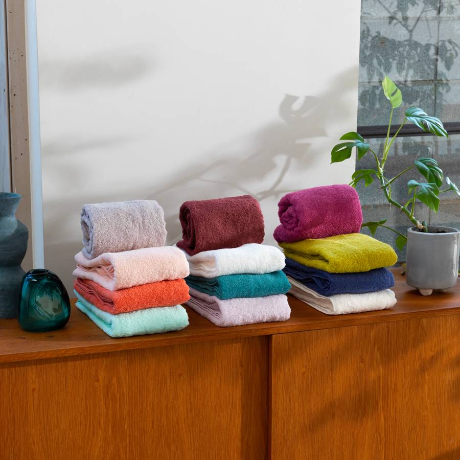 <SHICHIFUKU TOWEL>(ノーヴィ)バスタオル 5枚セット ワインブラウン (今治タオルブランド認定製品)約60×120cm