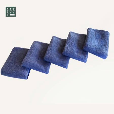 ＜SHICHIFUKU　TOWEL＞（ノーヴィ）　バスタオル　5枚セット　プルシャンブルー　(今治タオルブランド認定製品）約60×120cm