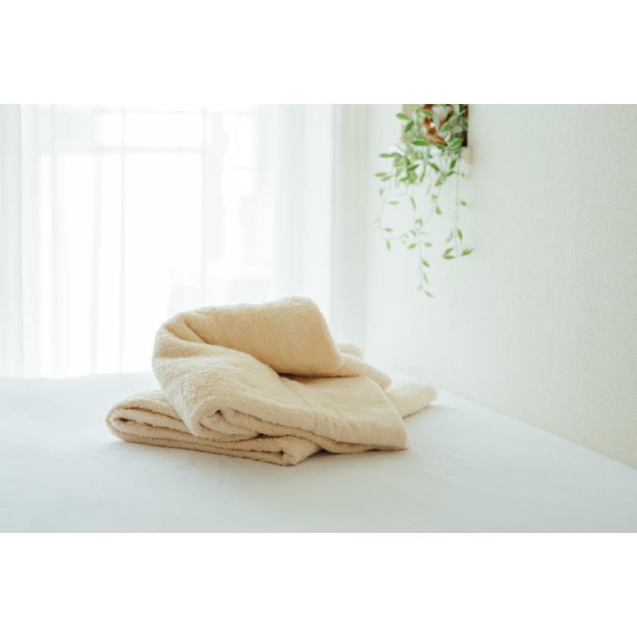 FUJITAKA TOWEL＞TEDDY KET/テディケット 138×198cm アイボリー | 愛媛