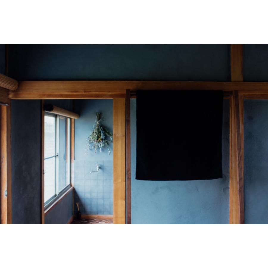 ＜FUJITAKA　TOWEL＞BK100　バスタオル・フェイスタオルセット　ブラック